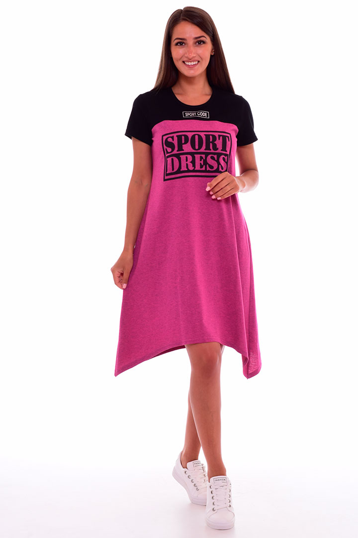 Фото товара 19156, малиновое платье